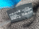 Prada Cashmere Brown Blue Colorblock Wool Knitted Sweater Size 54 Do0326oorde