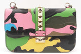 Valentino Garavani Camouflage Leather Rockstud Glam Lock Bag Eb0126orxsa