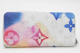 Louis Vuitton Watercolor Monogram Vertical Zippy Wallet Eb0626owxdu