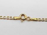 14k Yellow Gold 3.9g Curb Chain Necklace 18 In Do0226lixde