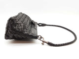 Bottega Veneta Intrecciato Black Leather Mini Shoulder Bag Sd0626oorde