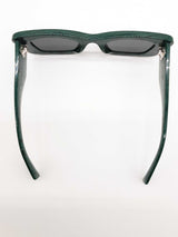 Prada Spr 13z Cat Eye Green Marble Sunglasses Eb1225cxde