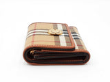 Burberry Small Folding Wallet In House Check Coated Canvas Fw0626orxdu