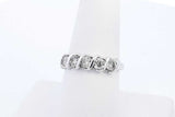 1.0cttw Diamond 10k White Gold Ring 2.6 Grams Size 8 Eb1225ixzde