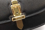 Gucci Sylvie Black Leather Crossbody Bag Eb1026exzsa