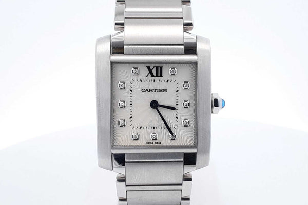 Cartier Tank Francaise 25mm Quartz Stainless Steel Watch Eb1024lxxzdu