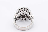 3.94cttw Diamond Ring In 14k White Gold 15.3 Grams Size 7 Eb1025lxxxzsa
