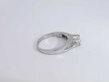 0.96 Cttw Diamond 14k White Gold Solitaire Ring 3.5 Grams Size 6.5 Aa0625przsa
