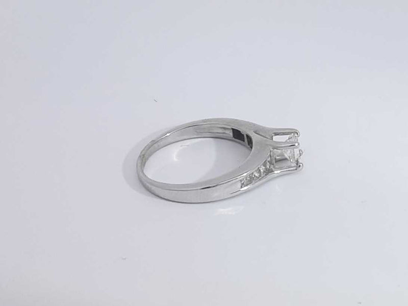 0.96 Cttw Diamond 14k White Gold Solitaire Ring 3.5 Grams Size 6.5 Aa0625przsa