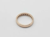 0.55 Dwt Diamond 4.1 Grams Yellow Gold Wedding Band 14k Size 9 Jg1125orrmia