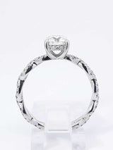 1.93 Cttw Diamond & 14k White Gold Engagement Ring 4.0 Gram Sz 8.75 Fw1124lixzdu