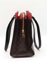Coach Tatum Carryall Bag In Signature Coated Canvas Fw0825ozdu
