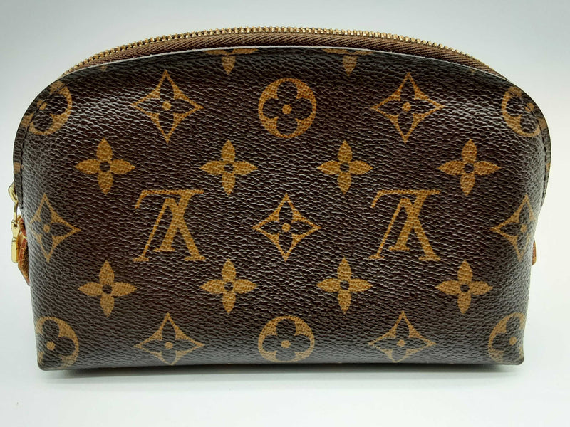 Louis Vuitton Brown Monogram Coated Canvas Cosmetic Pouch Do0924lwxde