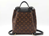 Louis Vuitton Montsouris Pm Backpack In Monogram Coated Canvas & Black Leather Fw0726lxzxdu