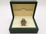 Rolex 40 Gmt-master Ii Green Dial Black Bezel 18k Yg Oyster Watch Do1125wsxzxde
