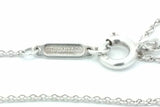 Tiffany & Co. Carnelian Open Heart Pendant Necklace 1.5 Grams 16 Inch Eb0926crsa