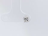 0.25 Cttw Diamond Screwback Single Stud Earring .30 Grams Aa0725szsa