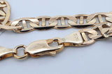 14k Yellow Gold Mariner Link Bracelet 7.1 Grams 7 Inch Eb0426pirde