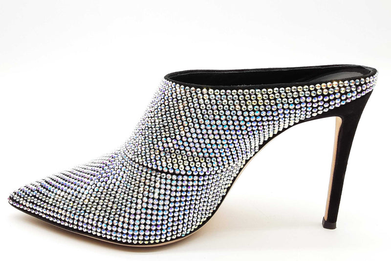 Giuseppe Zanotti Iridescent Rhinestone Crystal Mule Size Eu 39.5 Do1024lxzde