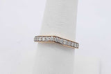 0.14cttw Diamond Band Ring In 14k Yellow Gold 3.1 Grams Size 7 Eb0726oxzsa