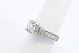 0.81cttw Diamond Ring In 14k White Gold 5.4 Grams Size 7.25 Eb0126sxzdu