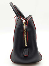 Louis Vuitton Montaigne Monogram Empreinte Marine Blue Red Leather Tote Bag Do0425lrxzde