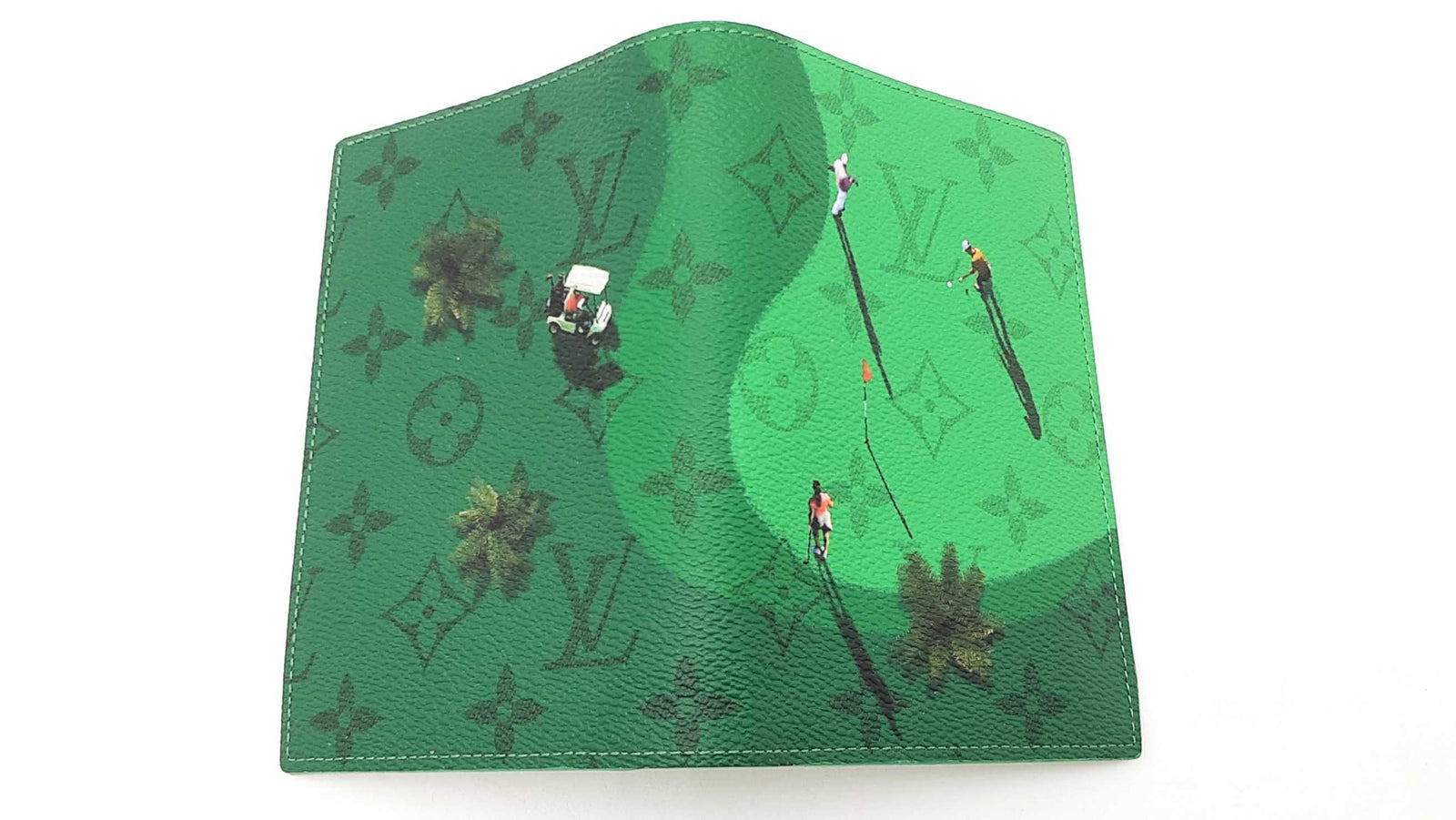 Louis Vuitton Pocket Organizer Monogram Heritage Green Sd0426ozxdu