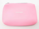 Chanel Vip Neon Pink Neoprene Cosmetic Bag Do0225oxde