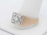 0.22 Cttw Diamond 14k Yellow Gold 6.7 Grams Ring Size 12 Aa0726czxsa