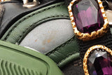 Gucci Flashtrek Sneakers With Removable Purple Crystal Embellishments Eb0526crsa