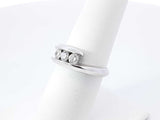 0.45 Cttw Diamond Bypass Ring In 18k White Gold 7 Grams Size 6.75 Fw0626errdu