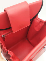 Balenciaga Agneau Classique Brillante Tote In Rouge Tango Leather Fw0125oordu