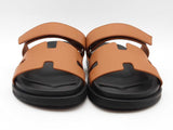 Hermes Chypre Brown Sandals Size 10 Sd0926pzxde
