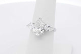 3.71cttw Lab Grown Pear Shaped Diamond Ring 14k Gold 3.4g Size 6.5 Eb0826llrxsa