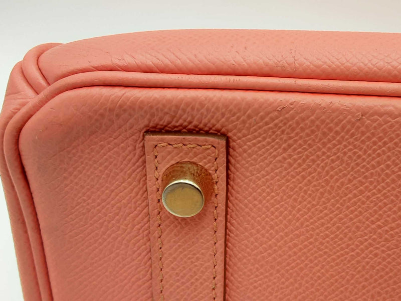 Hermès Epsom Birkin 30 Flamingo Handbag Sd0325lzrxzsa