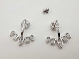 6.40 Cttw Lab Grown Diamonds 14k White Gold 8.6g Stud Earrings Do0825owrxde