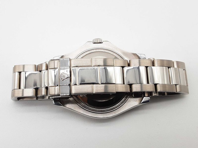 Rolex 35mm Yacht-master Silver Dial Platinum Bezel Steel Watch Do0825cxzxde