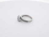1.10ctw 14k White Gold 6.1 Grams Ring Size 6 Sd0525srzsa