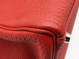 Hermes Kelly 40 Vermillion Red Togo Palladium Shoulder Bag Do0523erxzde