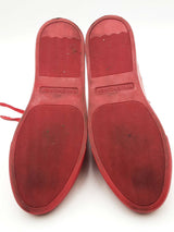 Balenciaga Red Arena Hightop Sneakers Size 42