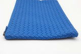 Bottega Veneta Blue Intrecciato Leather Clutch Eb0426lexde