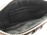 Coach Ashton Wristlet In Oak & Maple Signature Jacquard Fw0726pzdu