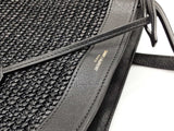 Saint Laurent Patti Black Raffia Tote Bag Eb0526ixzde