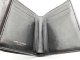 Yves Saint Laurent Ysl Black Chevron Quilted Leather Trifold Wallet Do0426oxzde