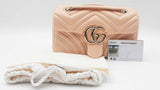 Gucci Gg Marmont Pink Beige Shoulder Bag Sd0426lzxzdu