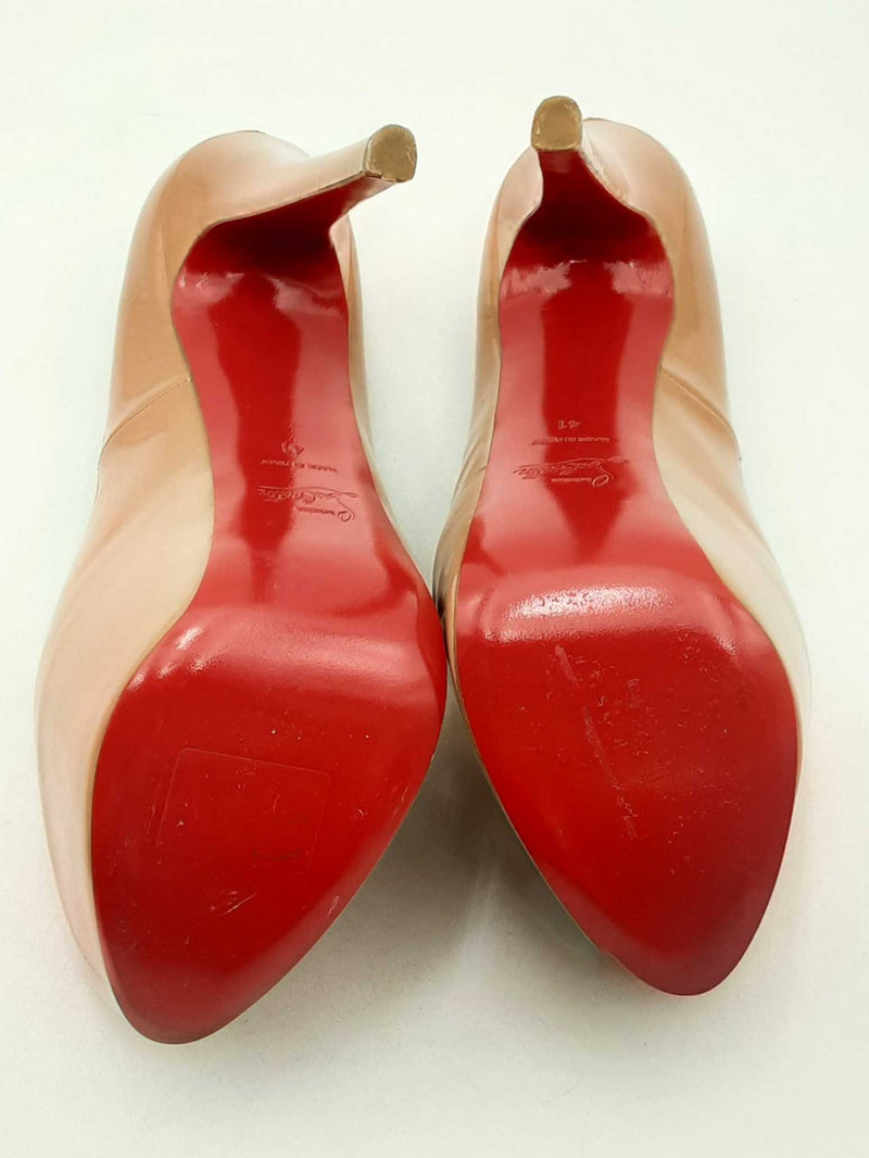 Christian Louboutin Highness Patent Leather Peep Toe Pumps Size 41 Eb1224lxzsa