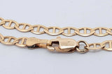 14k Yellow Gold Mariner Link Bracelet 2.7 Grams 11 Inch Eb0426lrxsa