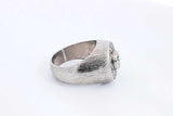 Approx. 1.51ctw Diamond Ring In 10k White Gold 13.1 Grams Size 7.5 Eb1024iersa