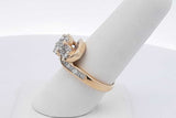 1.06cttw Diamond 14k Yellow Gold Ring 6.4 Grams Size 7.25 Eb0626ixzsa