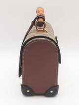 Gucci Padlock Gg Supreme Canvas Small Bamboo Shoulder Bag Sd1025crzde